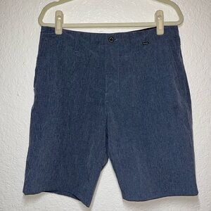 Hurley phantom blue gray men’s casual shorts size 32
